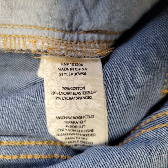 Soft Surroundings Women's Size 12P Petite Jeans Raw Hem - Picture 7 of 7